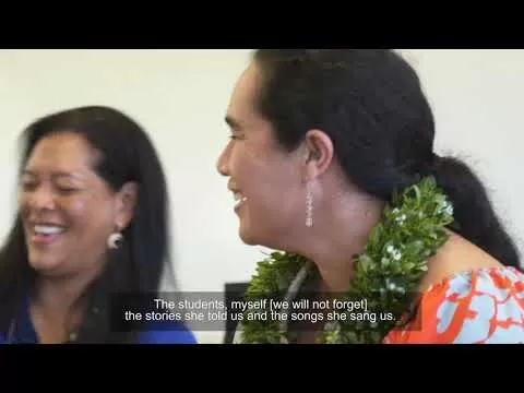 Artist in Community: Kainani Kahaunaele & Immersion students at King Kekaulike High School